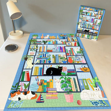 Inky Cat Stamts puzzle puzzle 1000 pezzi